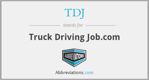 TDJ - Truck Driving Job.com
