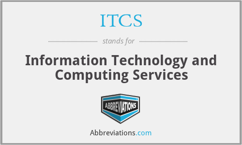 ITCS - Information Technology and Computing Services