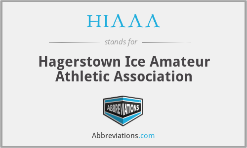 HIAAA - Hagerstown Ice Amateur Athletic Association