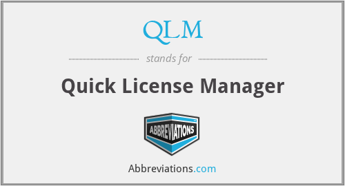 QLM - Quick License Manager
