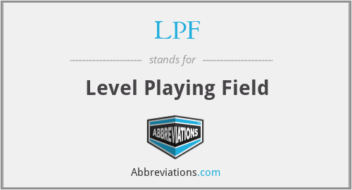 LPF - Level Playing Field