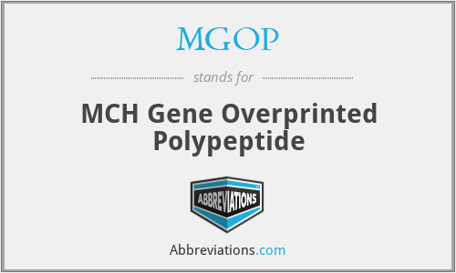 MGOP - MCH Gene Overprinted Polypeptide