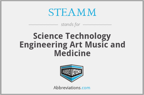 STEAMM - Science Technology Engineering Art Music and Medicine
