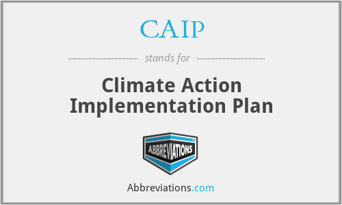 CAIP - Climate Action Implementation Plan
