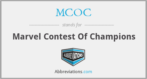 MCOC - Marvel Contest Of Champions