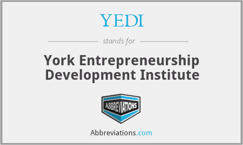 YEDI - York Entrepreneurship Development Institute