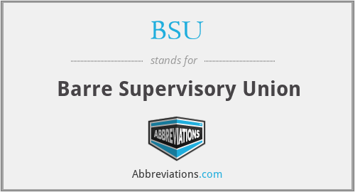 BSU - Barre Supervisory Union
