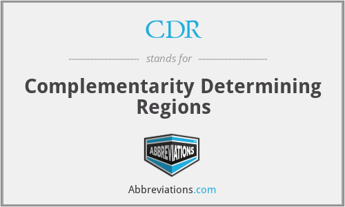 CDR - Complementarity Determining Regions