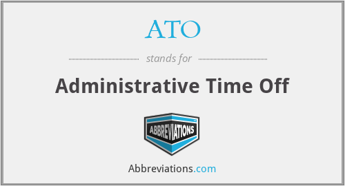 ATO - Administrative Time Off