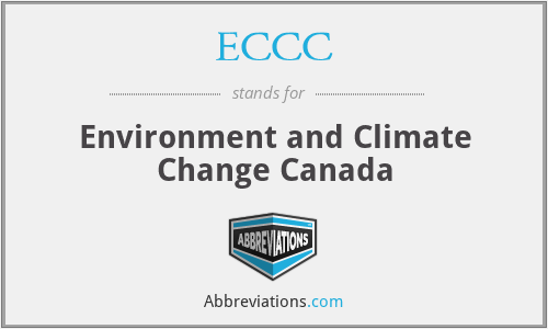 ECCC - Environment and Climate Change Canada