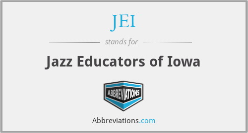JEI - Jazz Educators of Iowa