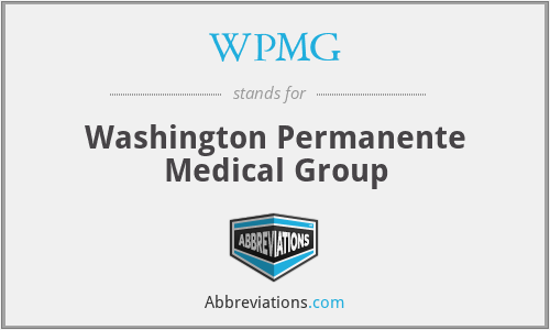 WPMG - Washington Permanente Medical Group