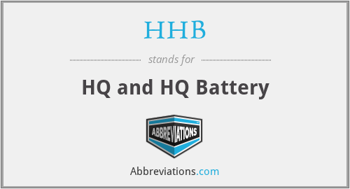 HHB - HQ and HQ Battery
