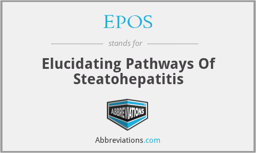 EPOS - Elucidating Pathways Of Steatohepatitis