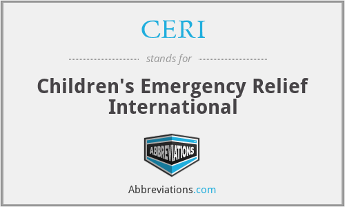 CERI - Children's Emergency Relief International