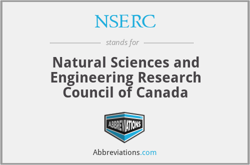 NSERC - Natural Sciences and Engineering Research Council of Canada
