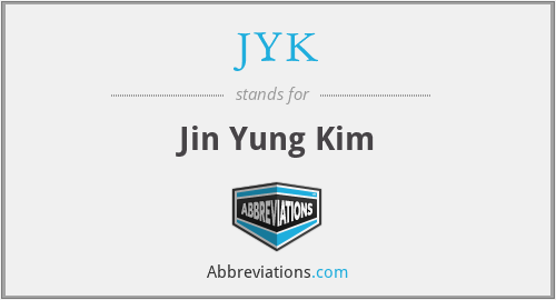 JYK - Jin Yung Kim