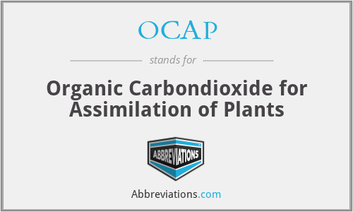 OCAP - Organic Carbondioxide for Assimilation of Plants