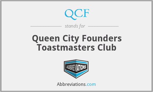 QCF - Queen City Founders Toastmasters Club