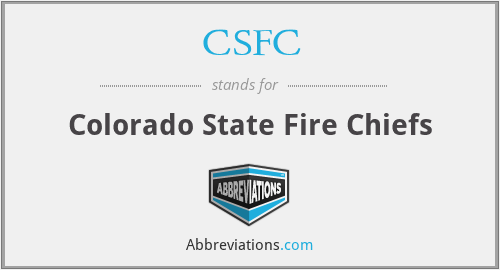 CSFC - Colorado State Fire Chiefs