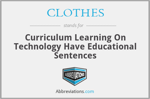 CLOTHES - Curriculum Learning On Technology Have Educational Sentences