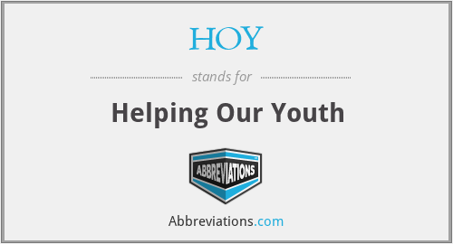 HOY - Helping Our Youth
