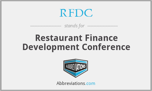 RFDC - Restaurant Finance Development Conference