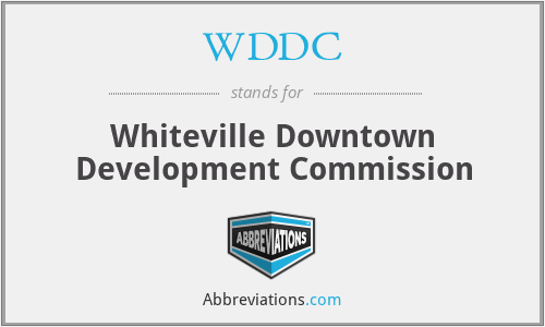 WDDC - Whiteville Downtown Development Commission