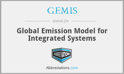 GEMIS - Global Emission Model for Integrated Systems