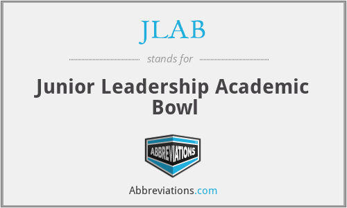 JLAB - Junior Leadership Academic Bowl