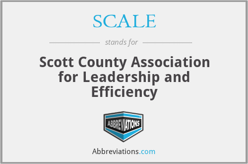 SCALE - Scott County Association for Leadership and Efficiency