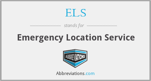 ELS - Emergency Location Service