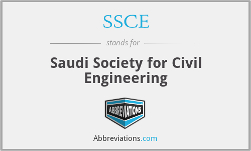 SSCE - Saudi Society for Civil Engineering