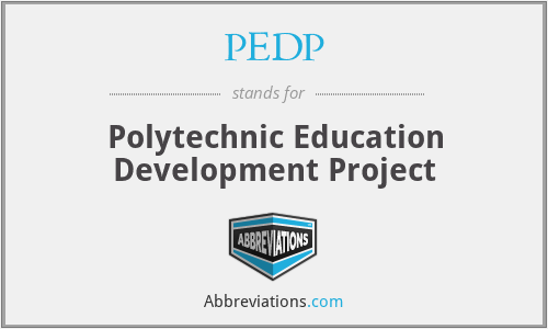 PEDP - Polytechnic Education Development Project