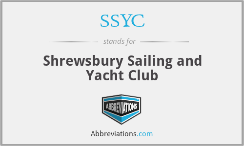 SSYC - Shrewsbury Sailing and Yacht Club