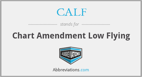 CALF - Chart Amendment Low Flying