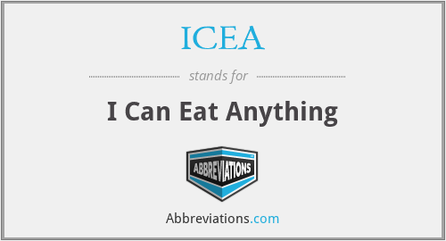 ICEA - I Can Eat Anything