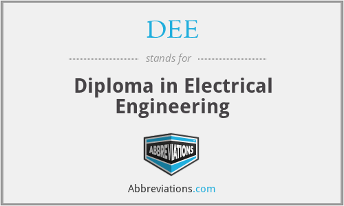 DEE - Diploma in Electrical Engineering