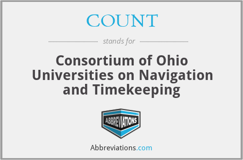 COUNT - Consortium of Ohio Universities on Navigation and Timekeeping
