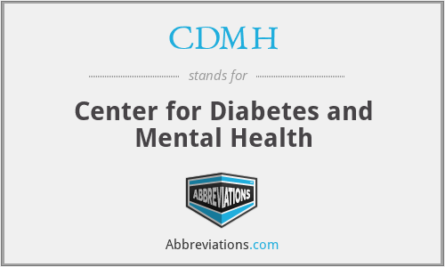 CDMH - Center for Diabetes and Mental Health