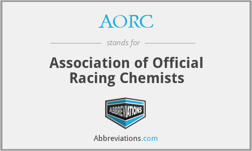 AORC - Association of Official Racing Chemists