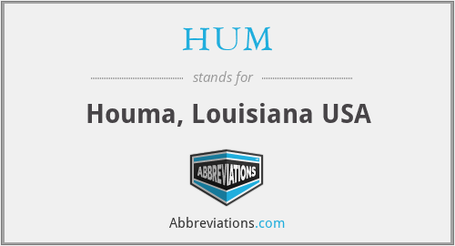 HUM - Houma, Louisiana USA