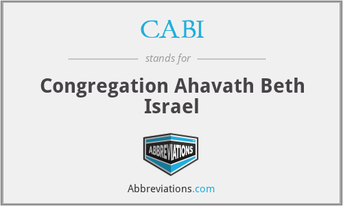CABI - Congregation Ahavath Beth Israel