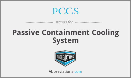 PCCS - Passive Containment Cooling System