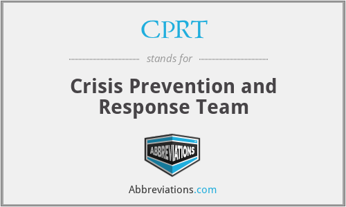 CPRT - Crisis Prevention and Response Team