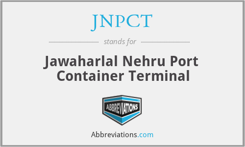 JNPCT - Jawaharlal Nehru Port Container Terminal