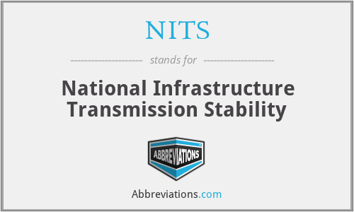 NITS - National Infrastructure Transmission Stability