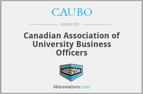 CAUBO - Canadian Association of University Business Officers