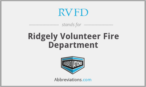 RVFD - Ridgely Volunteer Fire Department