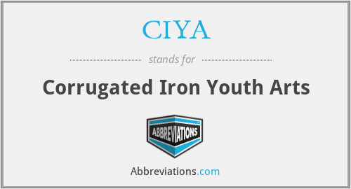 CIYA - Corrugated Iron Youth Arts